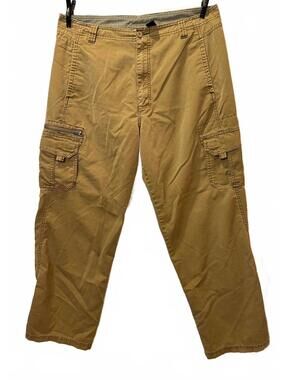 REI Pants Mens 36x32 Brown Cargo Hiking Outdoor Utility Lightweight